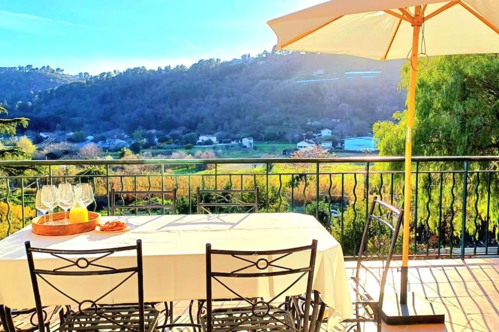 Un Brin De Paille Villa Cagnes-sur-Mer Rom bilde