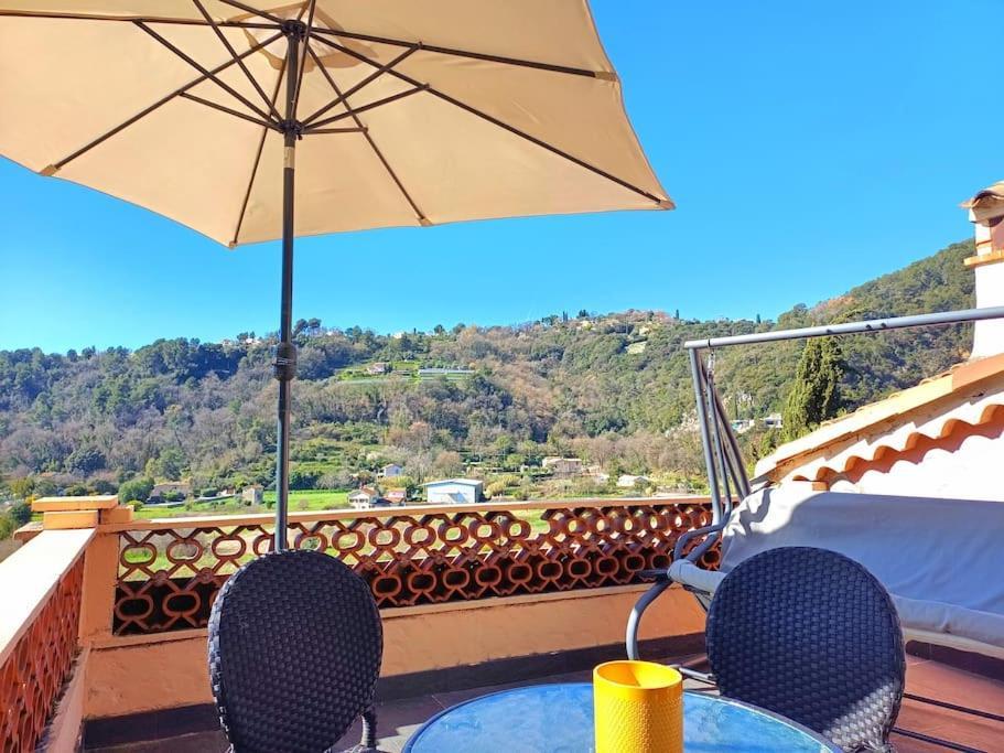 Un Brin De Paille Villa Cagnes-sur-Mer Rom bilde
